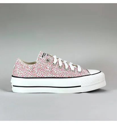 Кеды женские Converse Chuck Taylor All Star Platform Low Pink 568378C