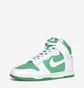 Кроссовки мужские Nike Dunk High Retro White/Green DV0829-300