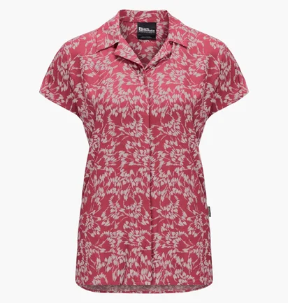 Сорочка жіноча Jack Wolfskin Sommerwiese Red 1404051-8776