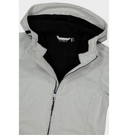 Куртка жіноча CMP Jacket Zip Hood Softshell Grey 34A3096-U439