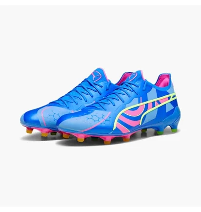 Бутсы мужские Puma King Ultimate Energy Fg/Ag Soccer Cleats Blue 107553-01