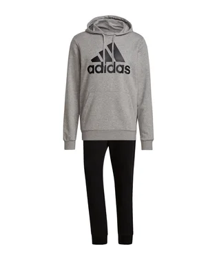 Спортивный костюм мужской Adidas Big Logo Grey/Black GK9653