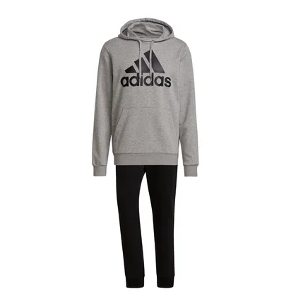 Спортивный костюм мужской Adidas Big Logo Grey/Black GK9653