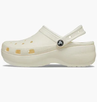 Сандали женские CROCS Lassic Platform Glitter Clog Beige 207241-0WV