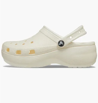 Сандали женские CROCS Lassic Platform Glitter Clog Beige 207241-0WV