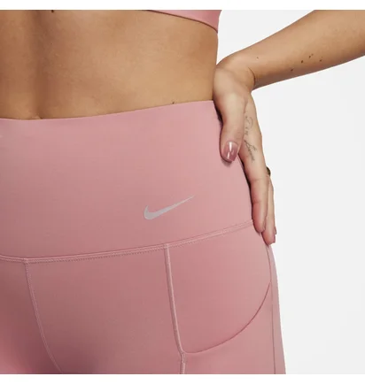 Лосины женские Nike W Dri-Fit Go Hr Tght Pink DQ5668-618