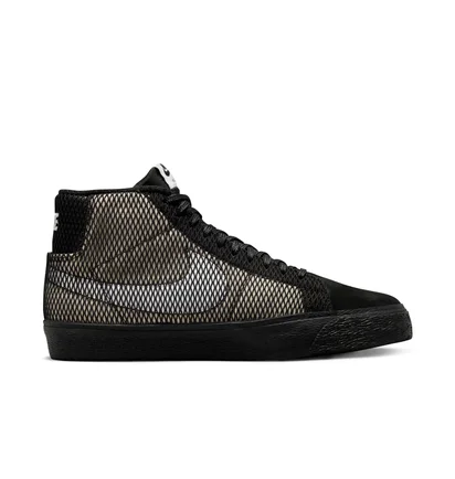 Кроссовки унисекс Nike Zoom Blazer Mid Premium Sb Black/Grey FN6038-100