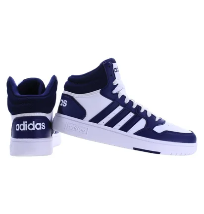 Кроссовки детские Adidas Hoops 3.0 Mid White/Blue IG3717