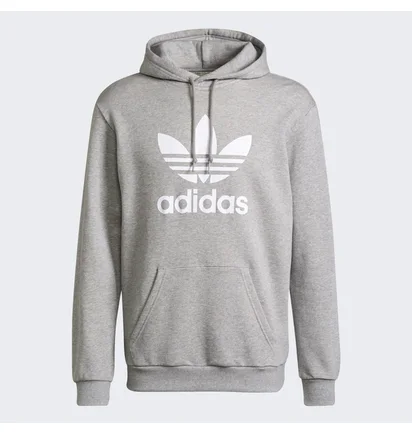 Худи мужское Adidas Adicolor Classics Trefoil Hoodie Grey H06669