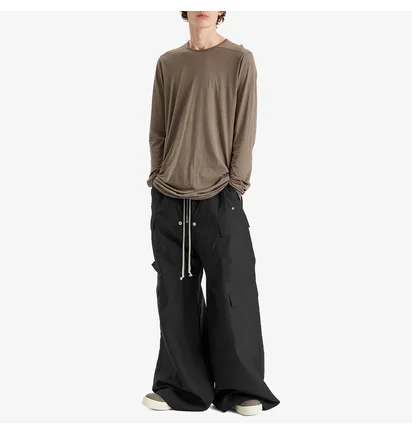 Штаны мужские Rick Owens Drkshdw Double Cargo Jumbo Belas Black DU01E3398-9