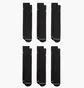 Шкарпетки Air Jordan Ed Cush Ply (6 пар) Black HV6228-010