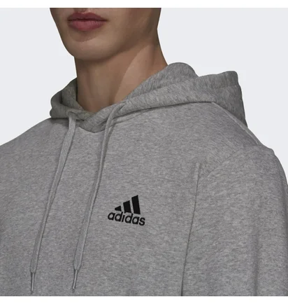 Худи мужское Adidas Essentials Fleece Hoodie Grey H12213