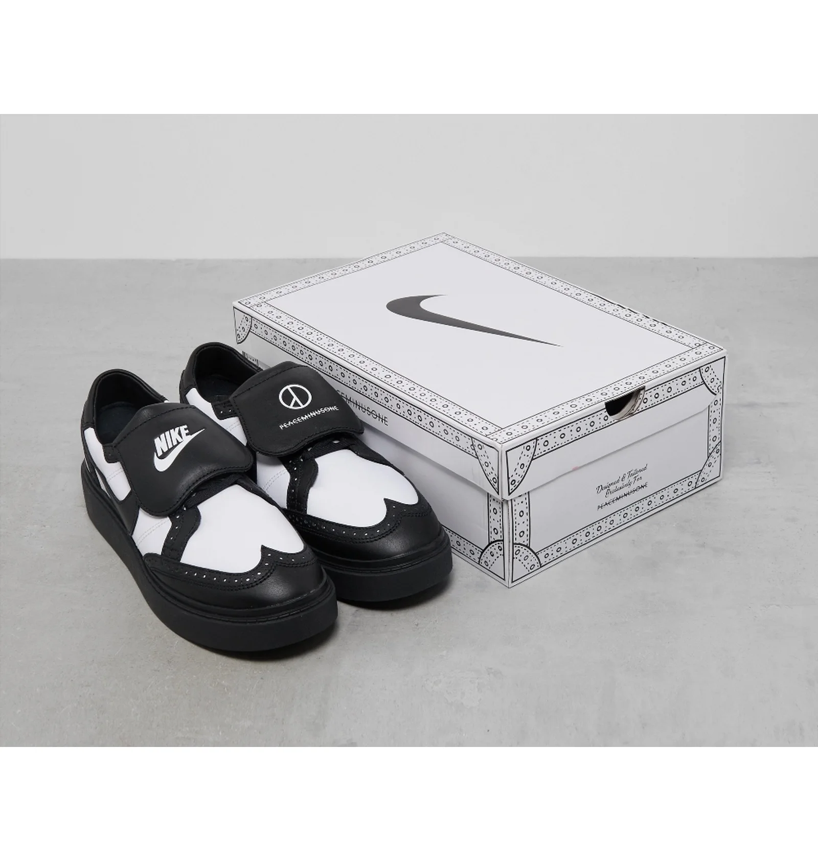 ᐉ Кросівки чоловічі Nike X Peaceminusone Kwondo 1 Black/White