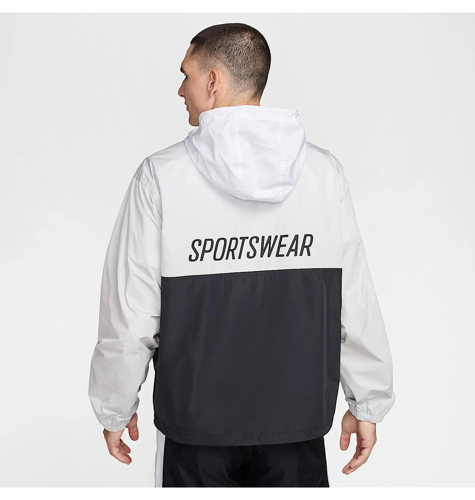 ᐉ Анорак мужской Nike Club Black/White HJ1957-025 - купить в
