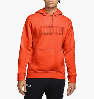 Худи мужское Nike Hooded Sweatshirt M Nk Fc Essntl Flc Hoodie Po Orange CT2011-837