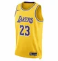 Майка чоловіча Nike Dri-Fit Nba Swingman Los Angeles Lakers Icon Edition 2022/23 Lebron James Yellow DN2009-733