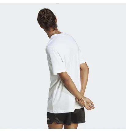 Футболка мужская Adidas Essentials Single Jersey Embroidered Small Logo Tee White Ic9286