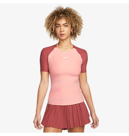 Футболка жіноча Nike Court Dri-Fit Advantage Top Pink DD8772-697