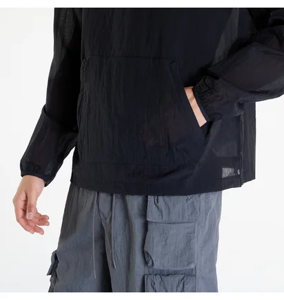 Худі чоловіче Nike Sportswear Tech Pack Woven Mesh Pullover Black FN2632-010