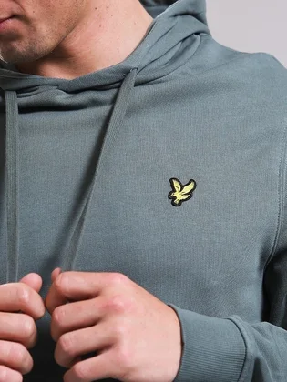 Худи мужское Lyle & Scott Pullover Turquoise ML416VOG-GREY