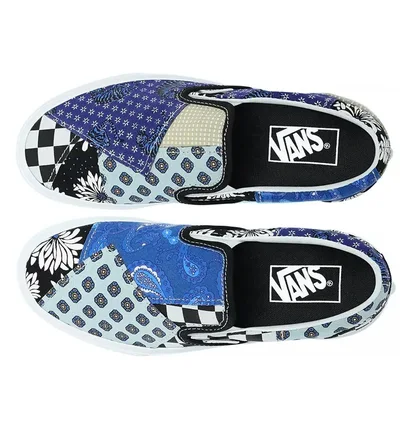 Кеды женские Vans Classic Slip-On Tiger Patchwork Multi VN0A4U381IO