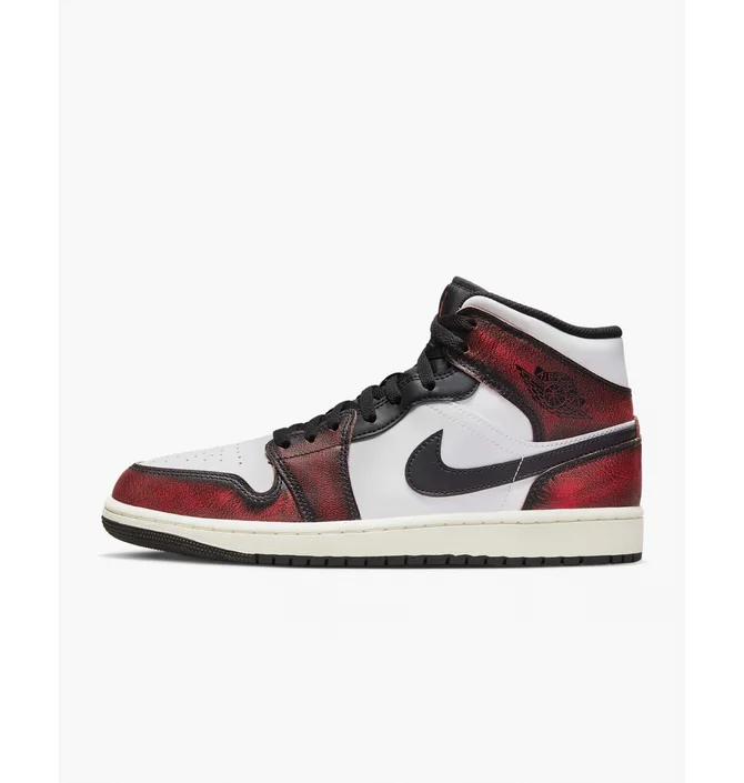 エア ジョーダン 1 ᐉ Кроссовки мужские Nike Air Jordan 1 Mid Se Red/White Dv9565-006