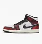 Кросівки чоловічі Nike Air Jordan 1 Mid Se Red/White Dv9565-006