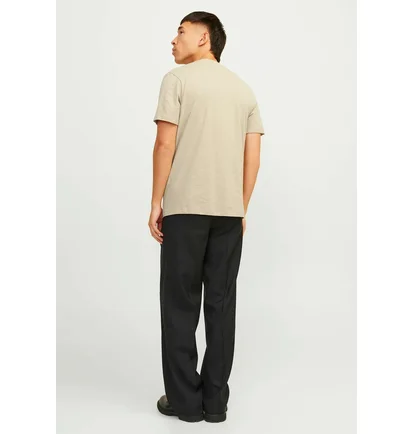Футболка чоловіча Jack & Jones Jprblunixs Henley Ss Beige 12257965-SAND