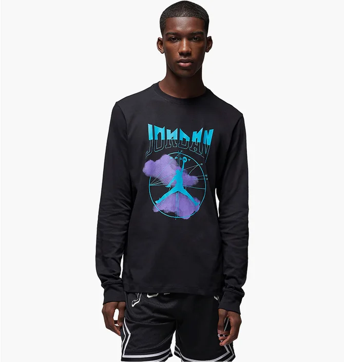 Лонгслив мужской Air Jordan T-Shirt Sport Black FD7004-011