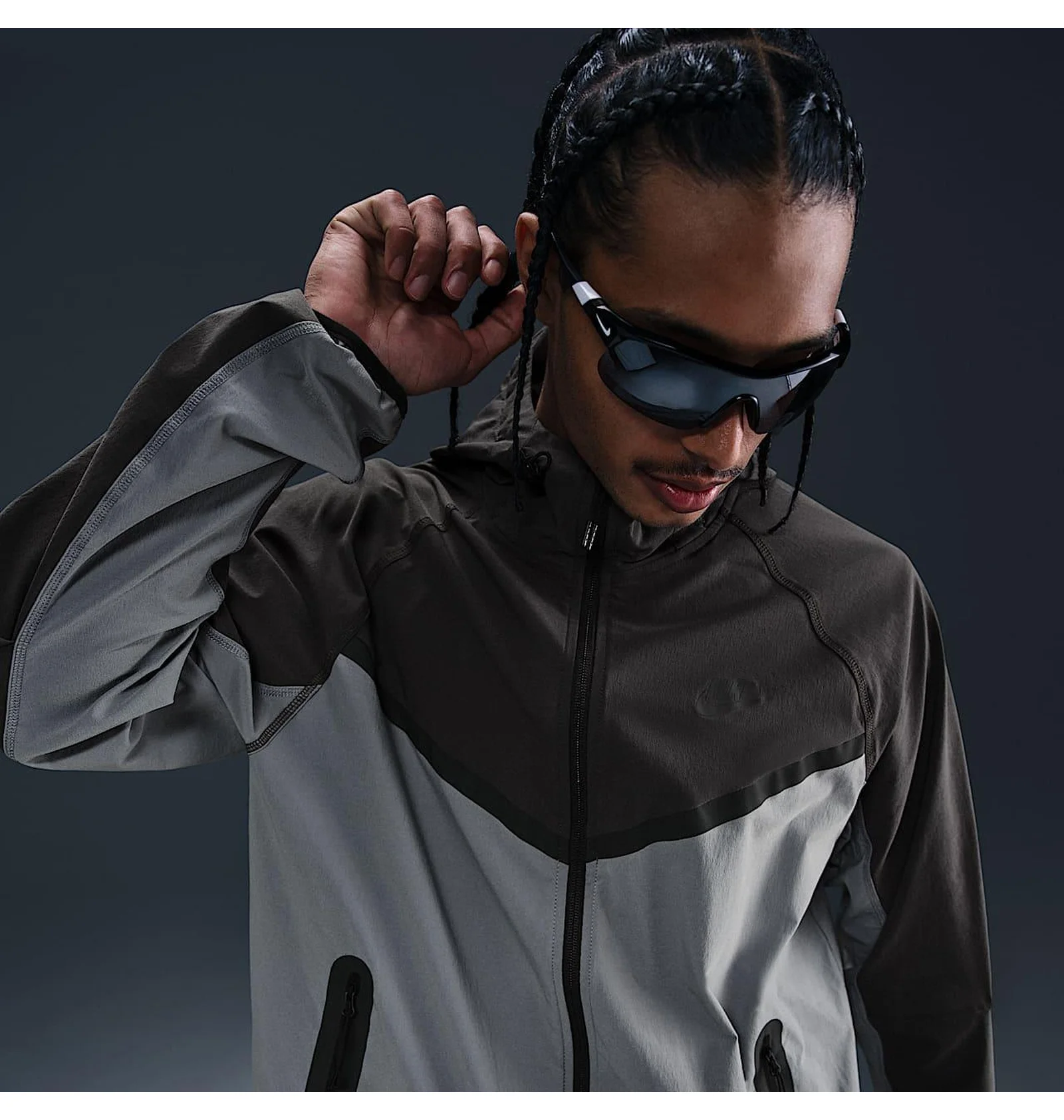 ᐉ Вітровка чоловіча Nike Teechfleece Grey HM7151-065 - придбати в