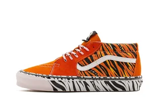 Кеди жіночі Vans Vault By Aries Tiger Sk8-Mid Lx Orange VN0A4BVC9WW