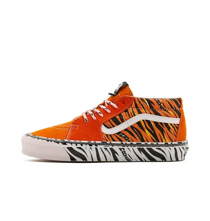 Кеди жіночі Vans Vault By Aries Tiger Sk8-Mid Lx Orange VN0A4BVC9WW
