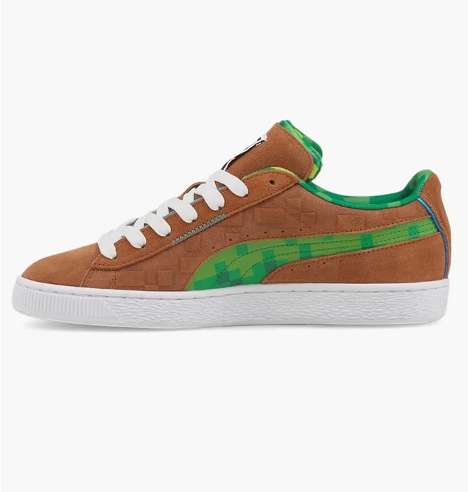 Кеди чоловічі Puma Minecraft X Suede 'Grass Block' Brown 38629001