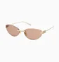 Солнцезащитные очки женские Balenciaga Gold/Brown BB0486S-004-61