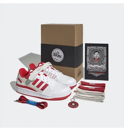 Кроссовки унисекс Adidas Forum Low Trap Kitchen Shoes White Fz6565