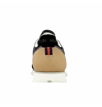Кроссовки мужские Reebok Cl Leather Fleck Black/Grey AQ9723