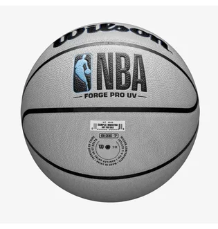 Баскетбольный мяч Wilson Nba Forge Pro Uv Grey/Blue WZ2010801XB7