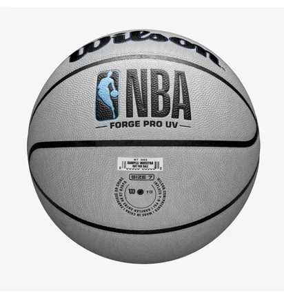 Баскетбольний м'яч Wilson Nba Forge Pro Uv Grey/Blue WZ2010801XB7