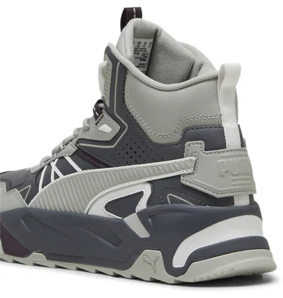 Кроссовки унисекс Puma Trinity Mid Hybrid L Black/Grey 393985-10