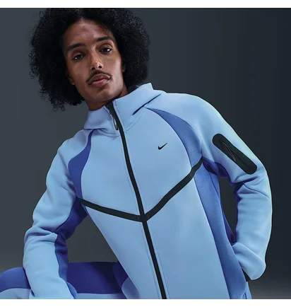 Толстовка мужская Nike Tech Fleece Pro Windrunner Blue IF1325-468