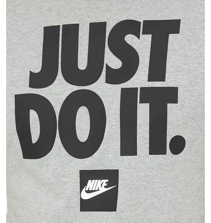 Футболка мужская Nike Sportswear Just Do It Verbiage Grey Dz2989-063