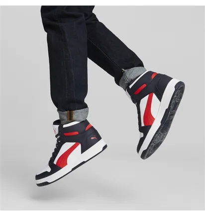 Кросівки чоловічі Puma Rebound Layup Sneakers White/Blue 369573-29