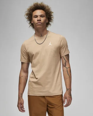 Футболка чоловіча Air Jordan T-Shirt Brand Beige FB7468-200