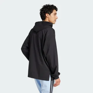 Худи мужское Adidas Essentials Big Logo Single Black IN6183
