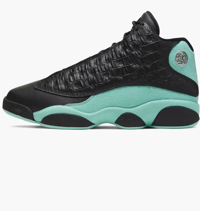 Кроссовки мужские Air Jordan 13 Black/Turquoise 414571-030
