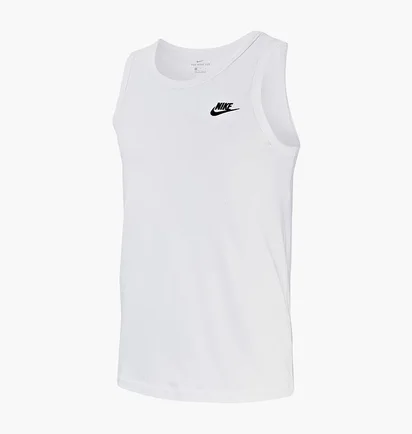 Майка мужская Nike M Nsw Club - Tank White BQ1260-100