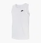 Майка мужская Nike M Nsw Club - Tank White BQ1260-100
