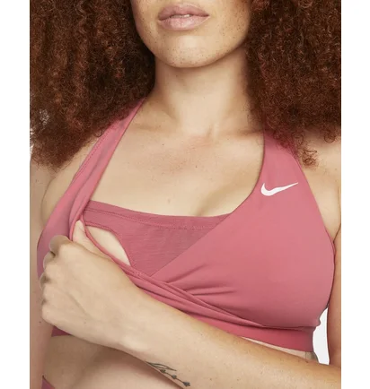 Топ женский Nike Womens Medium-Support Padded Sports Bra (Maternity) Pink Cq9289-622
