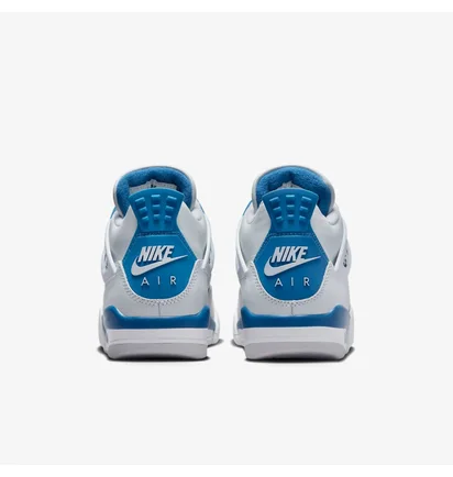 Кроссовки детские Air Jordan 4 Retro Military Blue White HF4281-141
