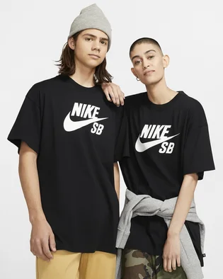 Футболка унисекс Nike T-Shirt Sb Black CV7539-010